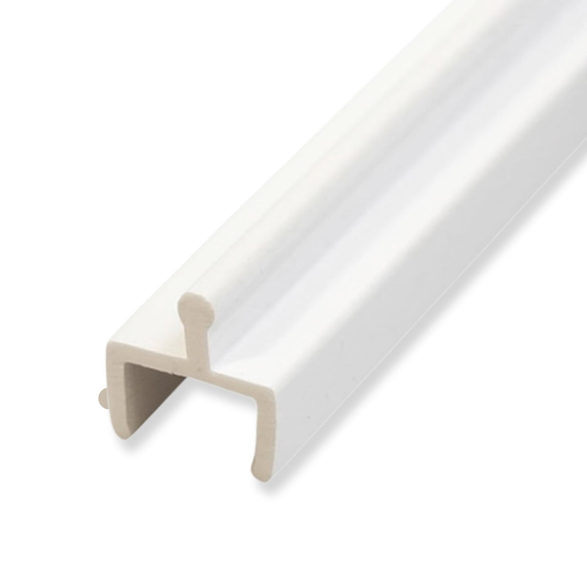 White Vinyl Sliding Screen Door Track R789
