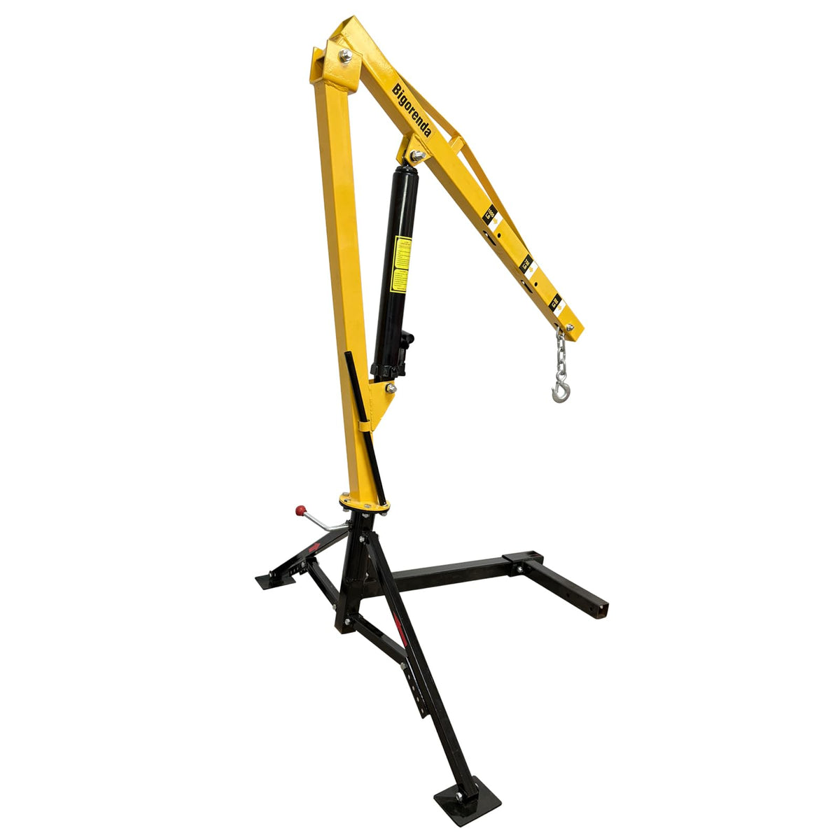 1000lb Capacity Hydraulic 360° Swivel Truck Crane S8638
