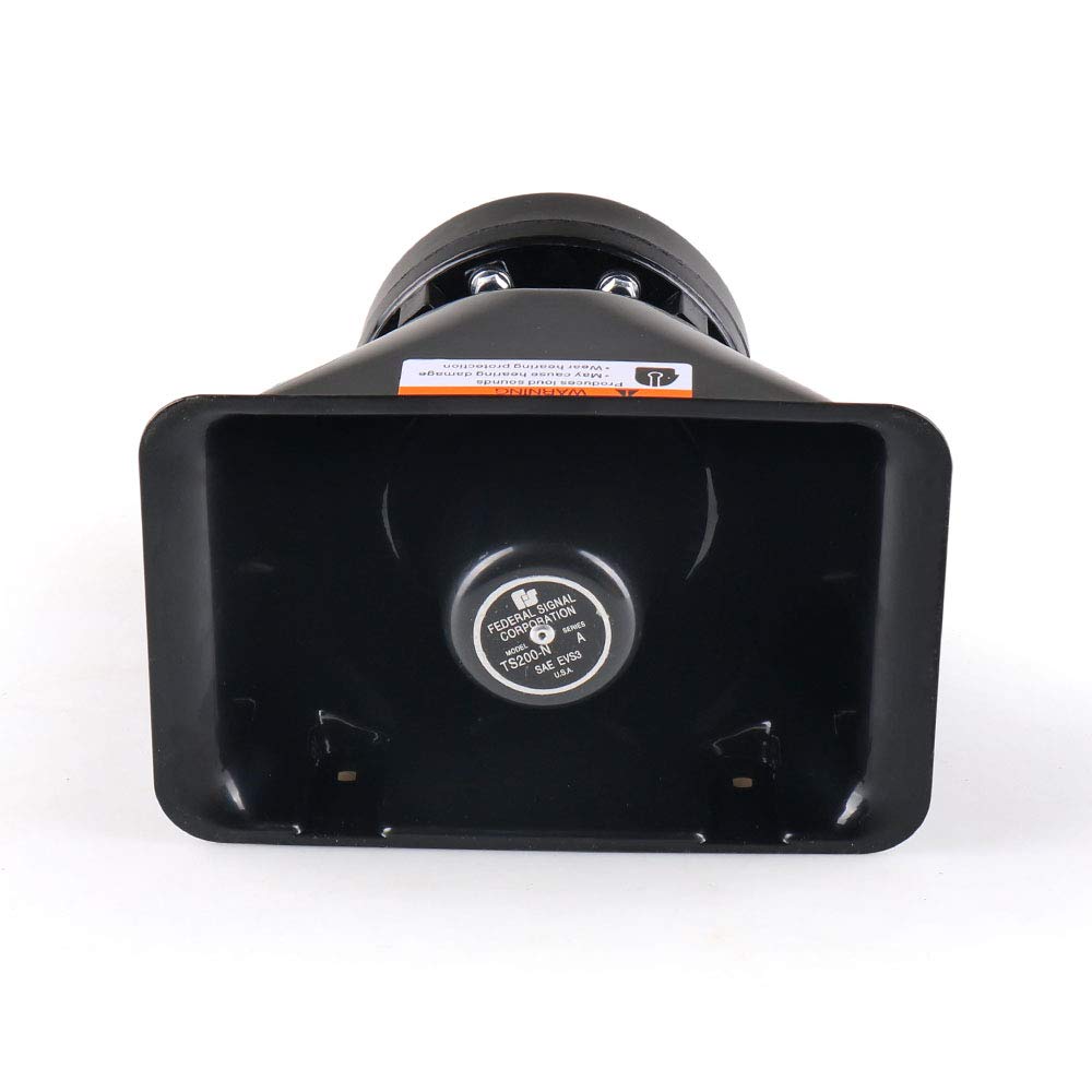 12V 200W 9 Tones Car Warning Alarm Siren Horn Speaker with Microphone L576
