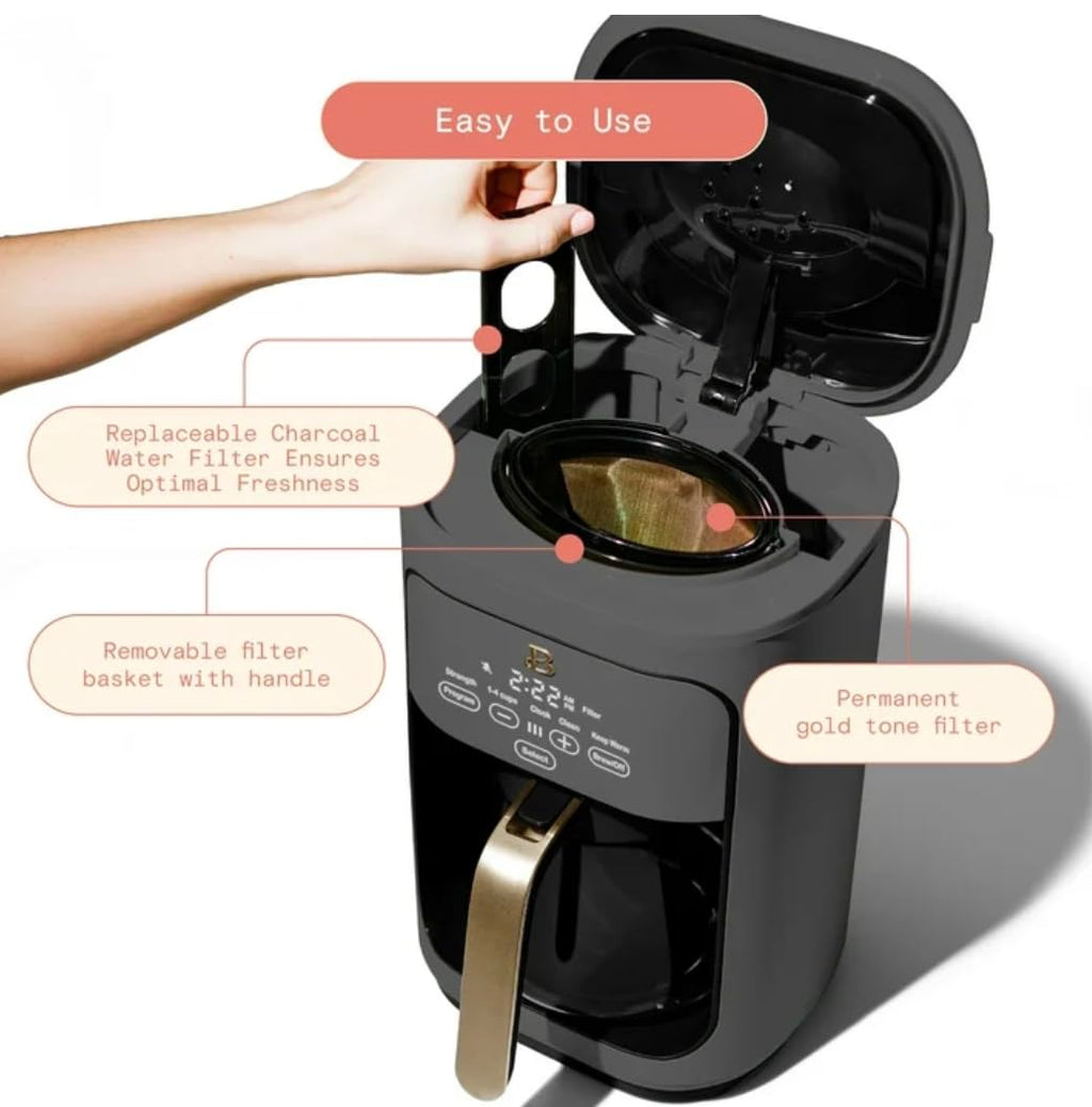 14-Cup Programmable Drip Coffee Maker with Reusable Filter R426253