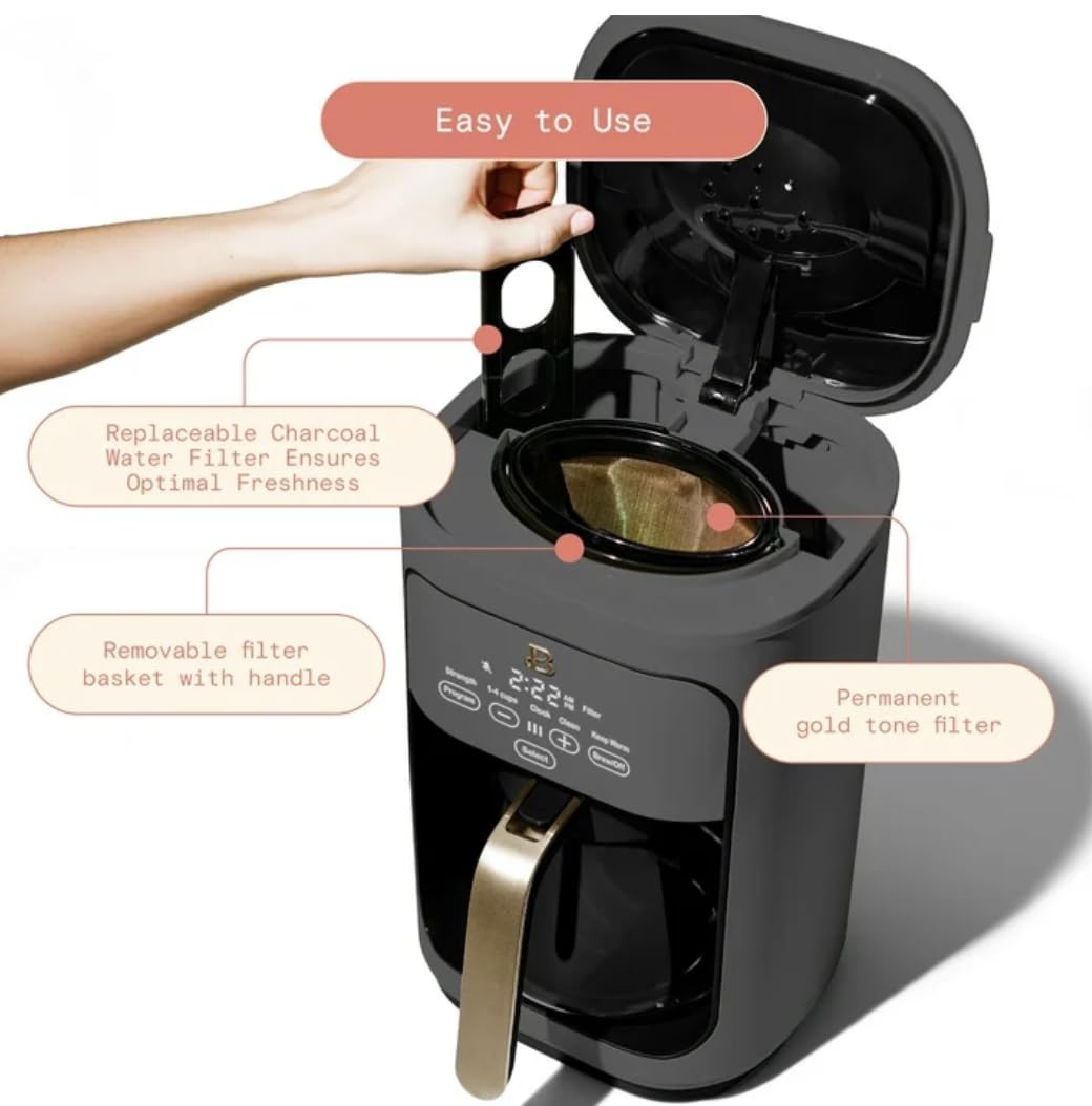 14-Cup Programmable Drip Coffee Maker with Reusable Filter R426253