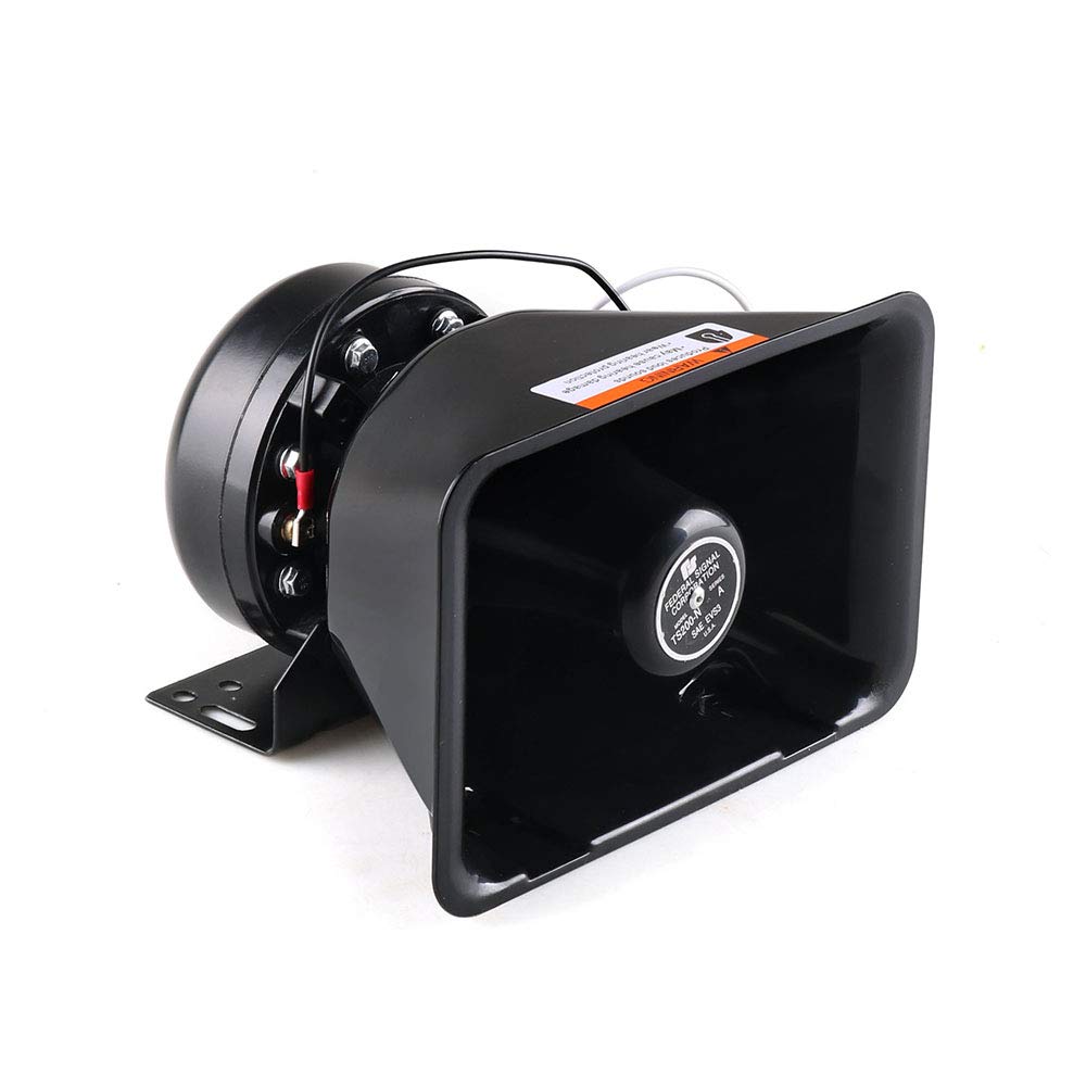 12V 200W 9 Tones Car Warning Alarm Siren Horn Speaker with Microphone L576