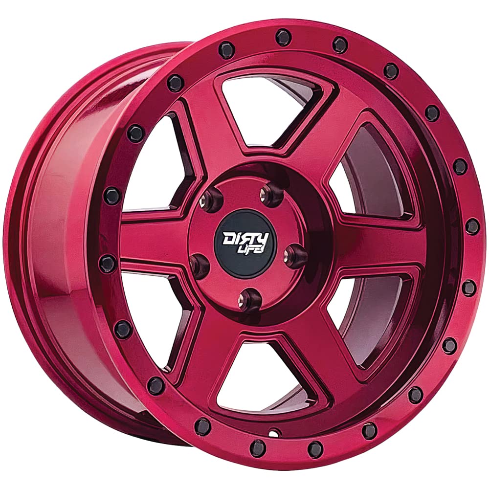 20x9 5x5 -12mm Candy Red Wheel Rim I681