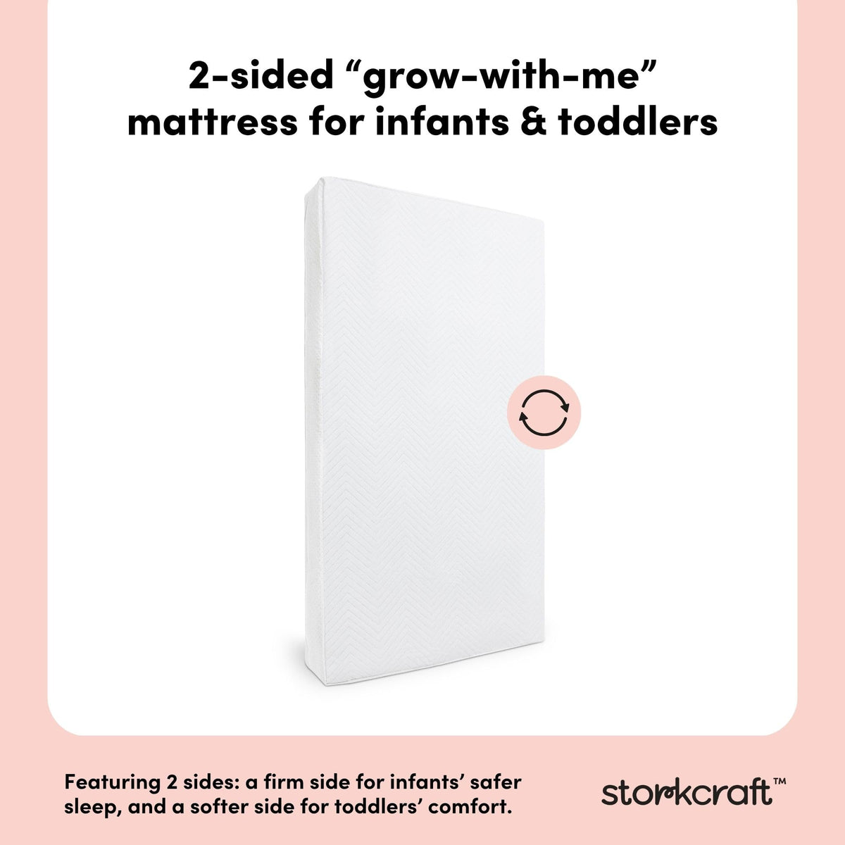 6-Inch Water-Resistant Baby Crib & Toddler Mattress U660698