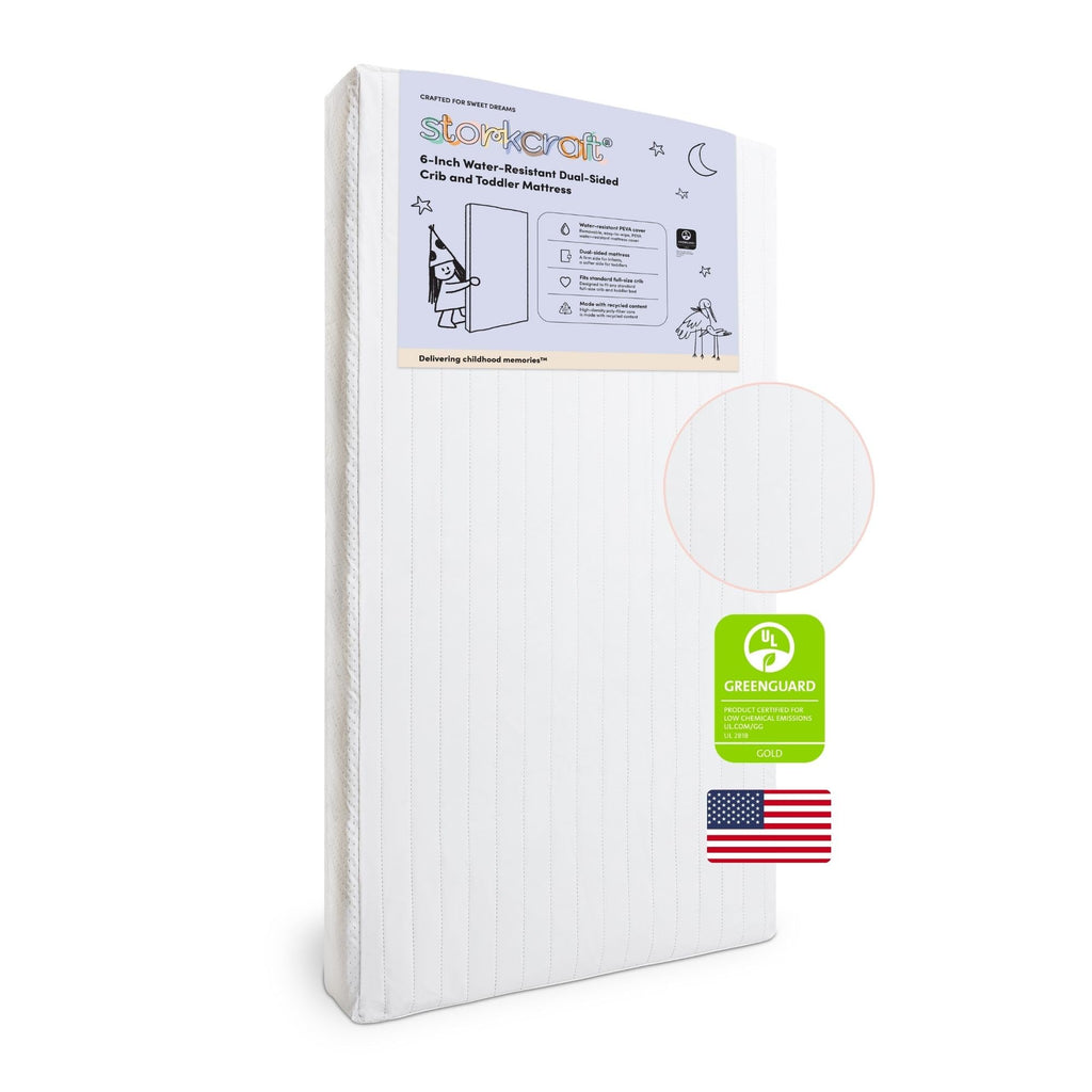 6-Inch Water-Resistant Baby Crib & Toddler Mattress U660698