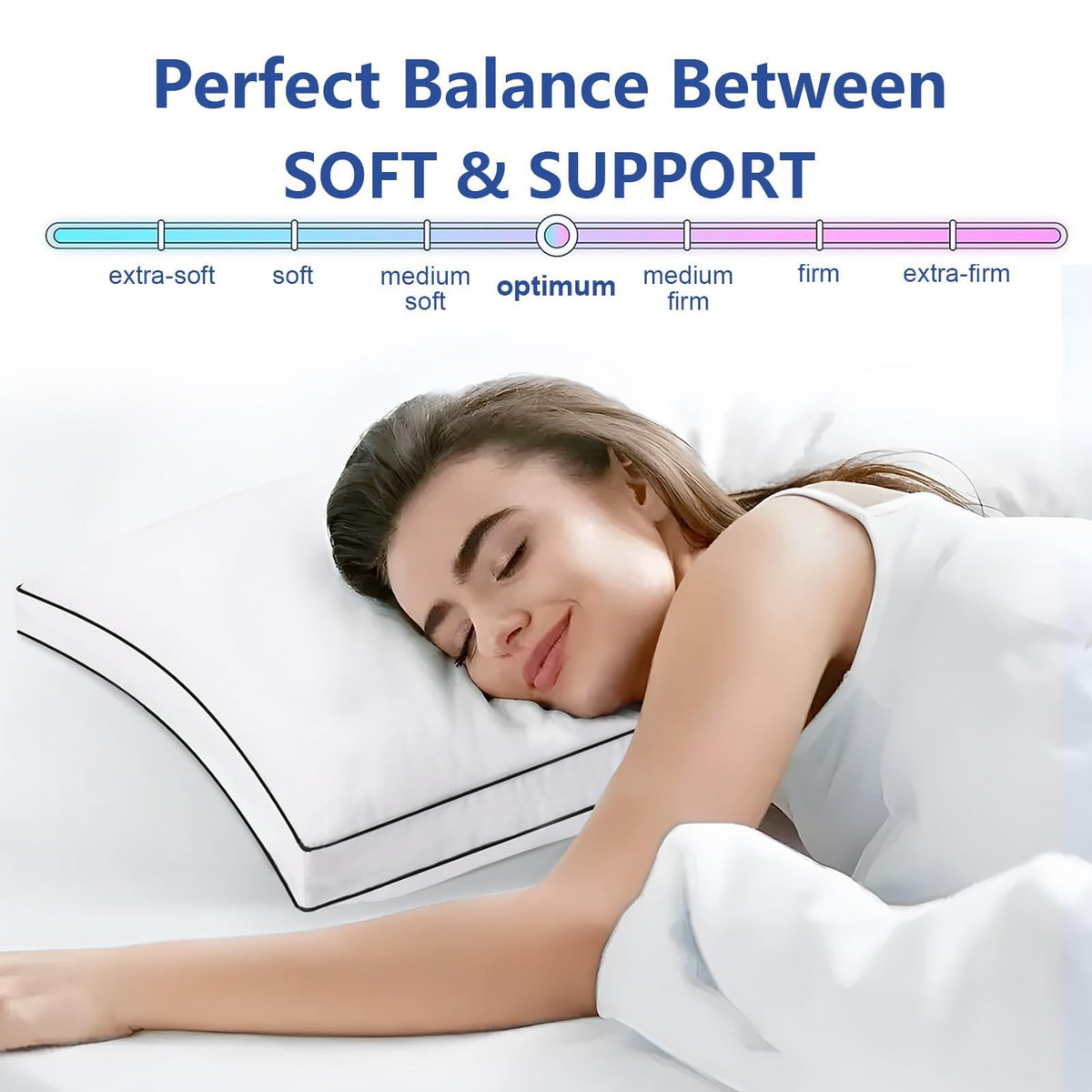 King Size Set of 2 Bed Pillows I3243