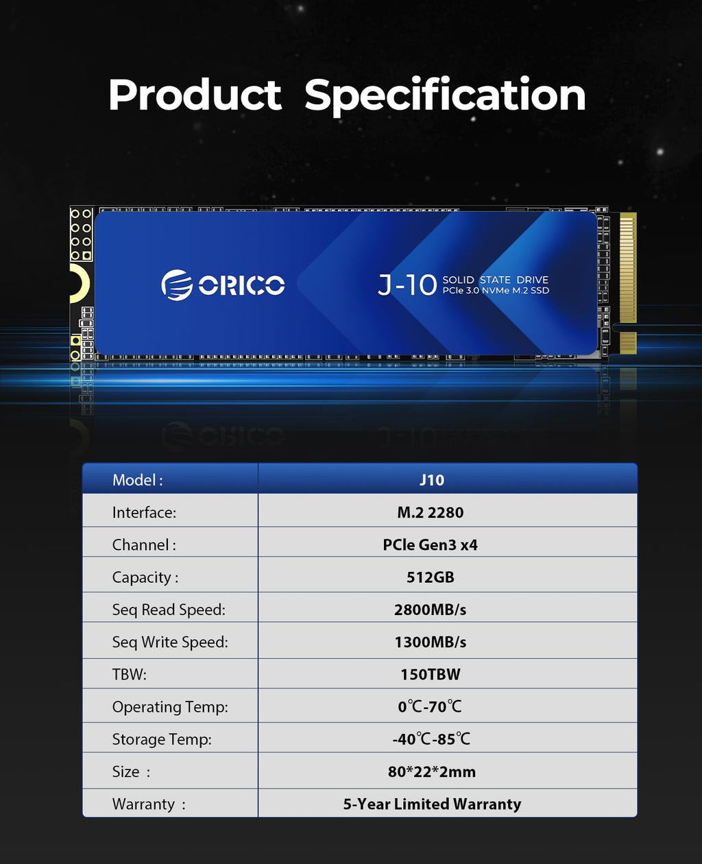 512GB M.2 NVMe SSD with Heatsink S857