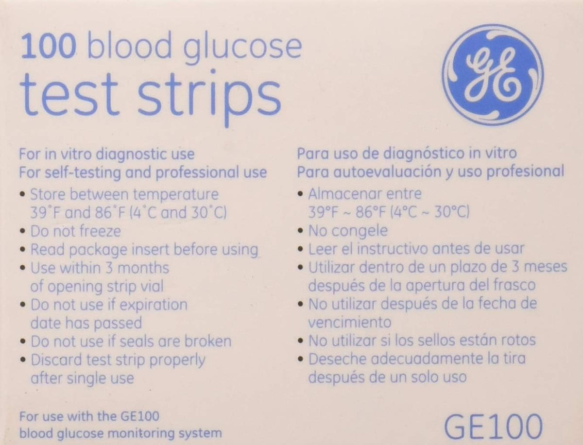 Diabetic Test Strips 100 Count G742