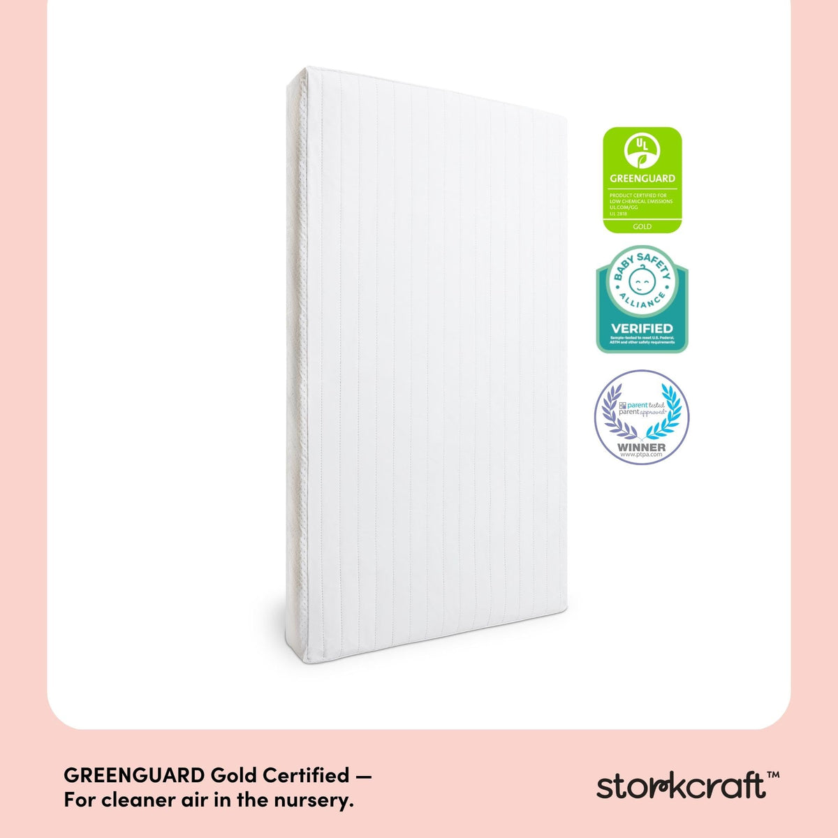 6-Inch Water-Resistant Baby Crib & Toddler Mattress U660698