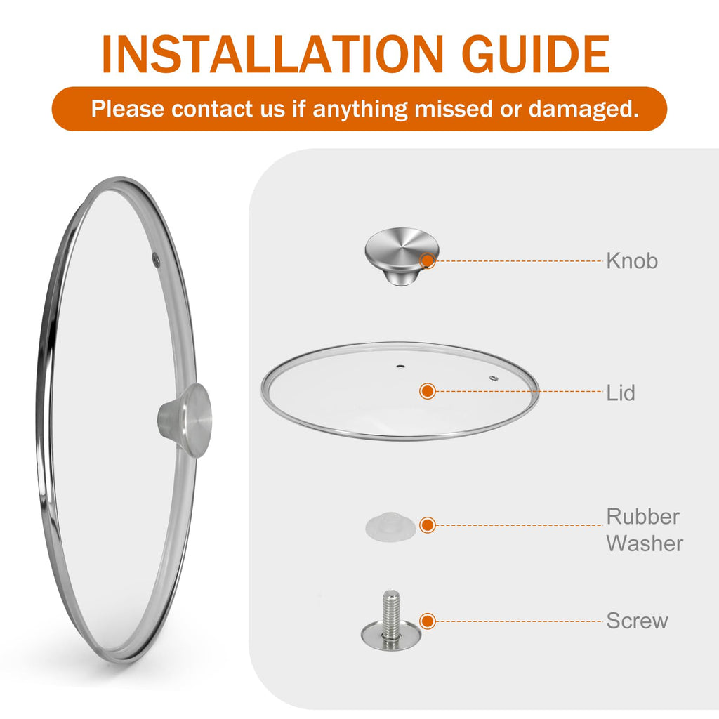 11 inch Tempered Glass Lid M867546