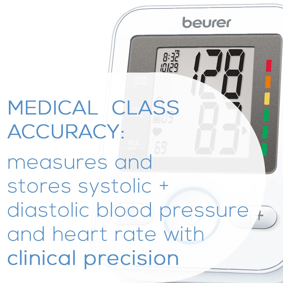 Upper Arm Blood Pressure Monitor with Large Cuff C9850