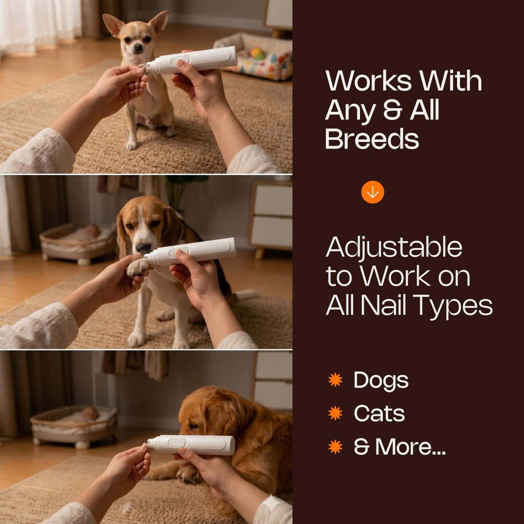 Dog Nail Grinder with LED Light A262142