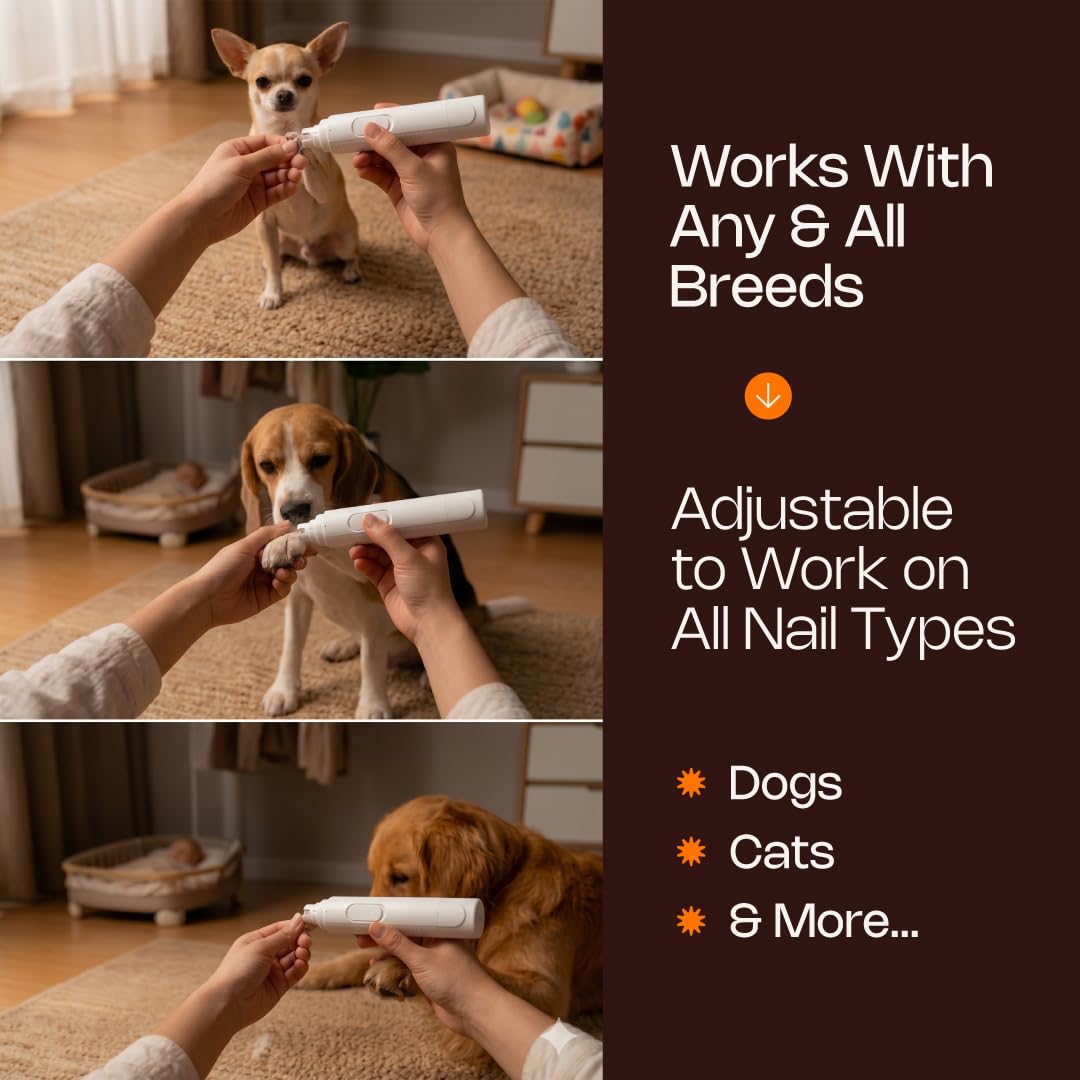 Dog Nail Grinder with LED Light A262142