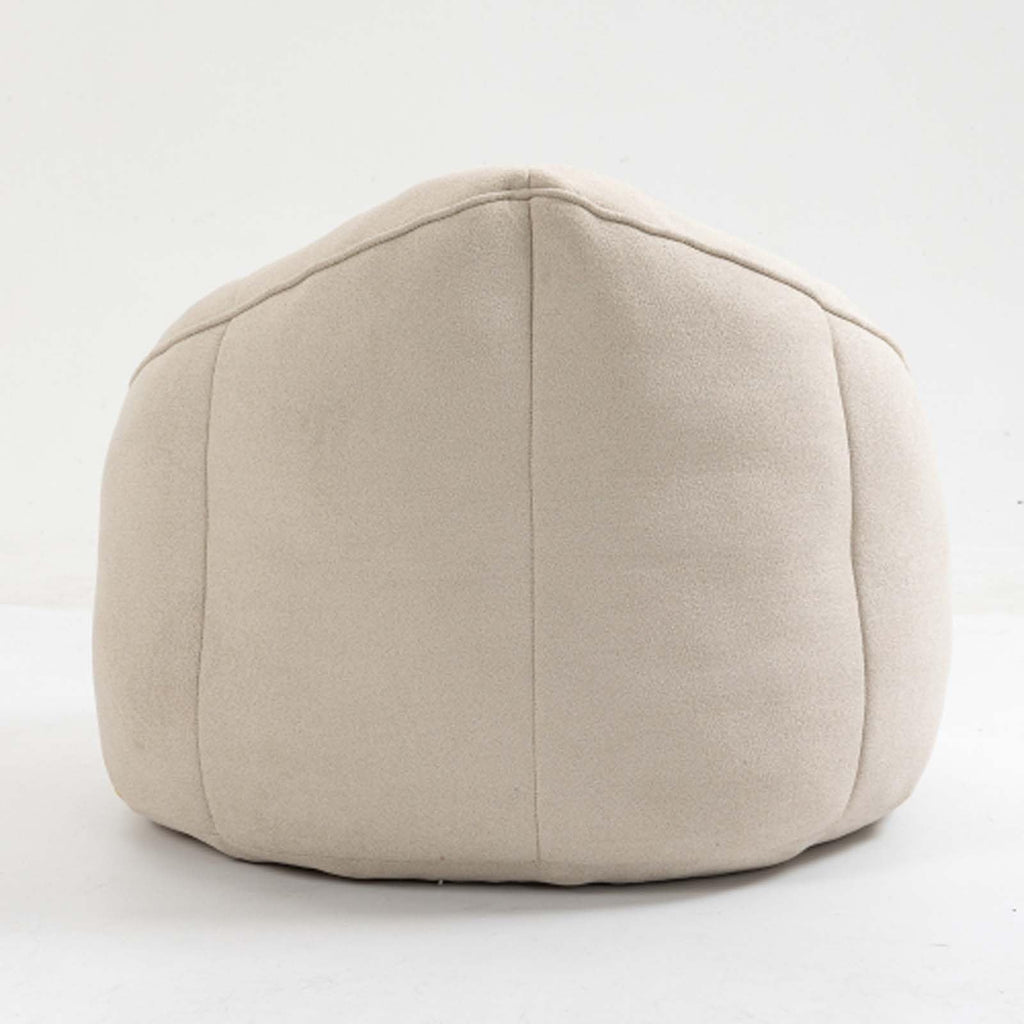 Yellow Memory Foam Bean Bag Chair with Footrest C88257
