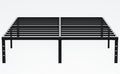 18 Inch Queen Size Metal Platform Bed Frame with Underbed Storage S782319