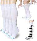 White 2 Pairs Medical Tube Socks W294672