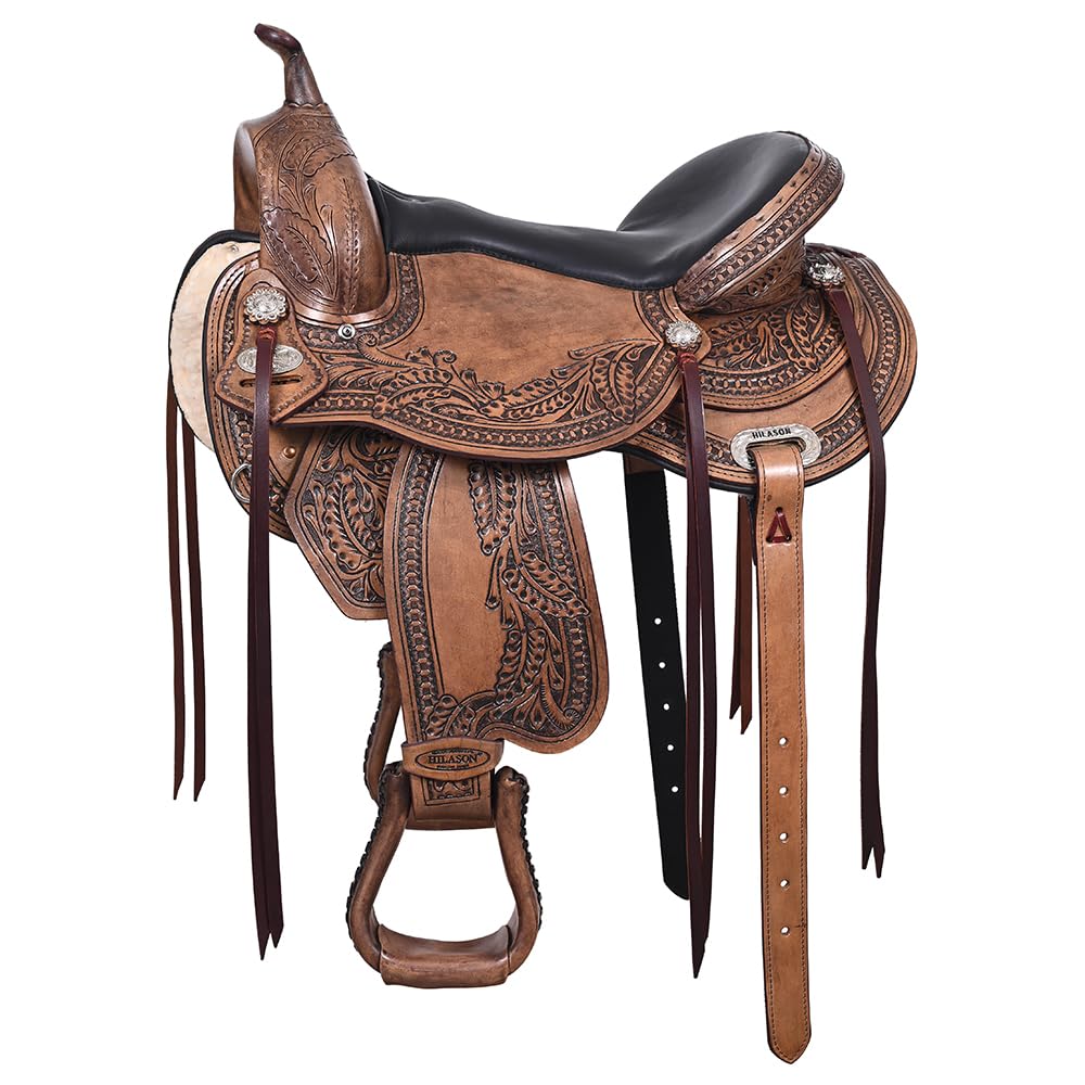 Antique Brown Western Trail Saddle L45180