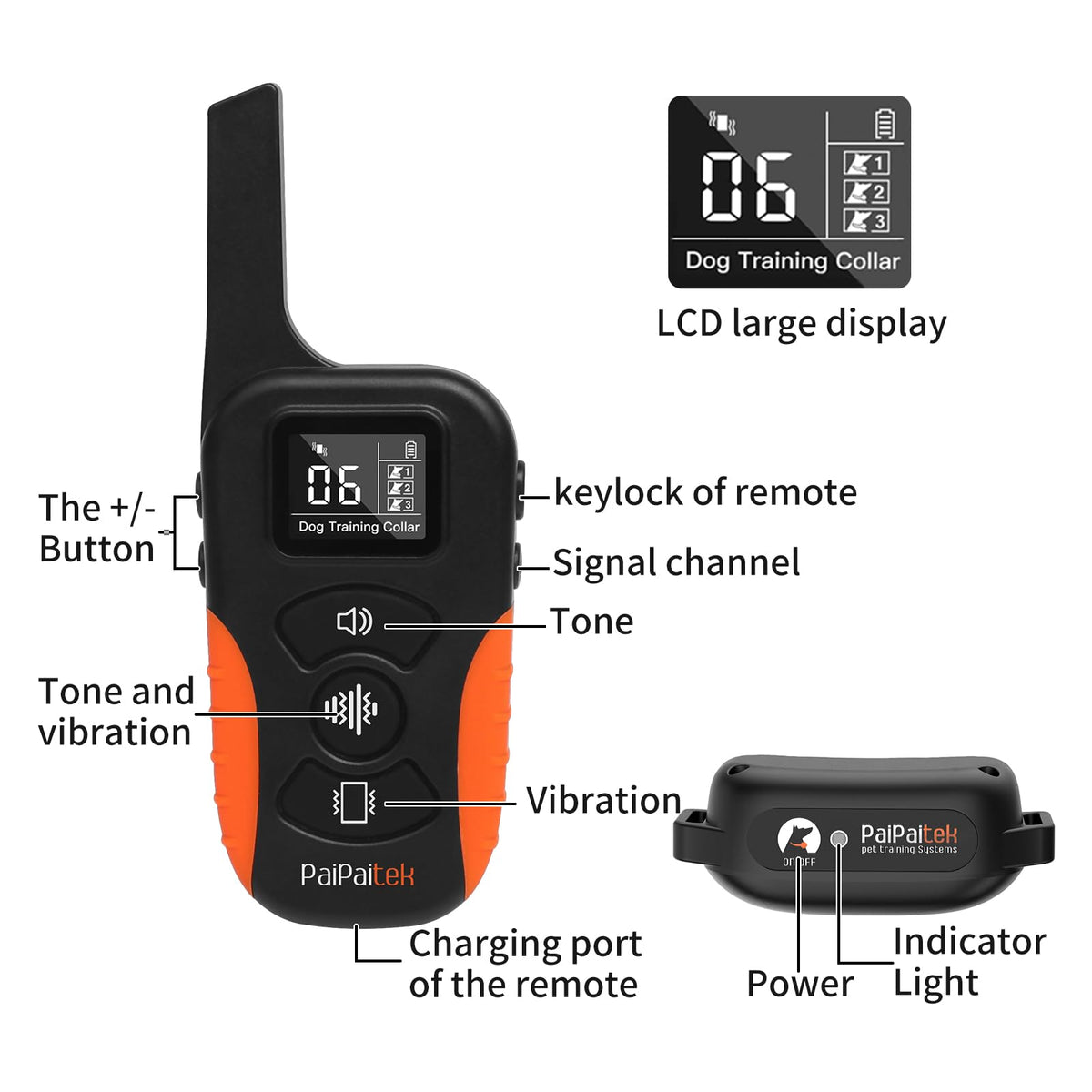 Vibration Dog Collar with Controller C92777