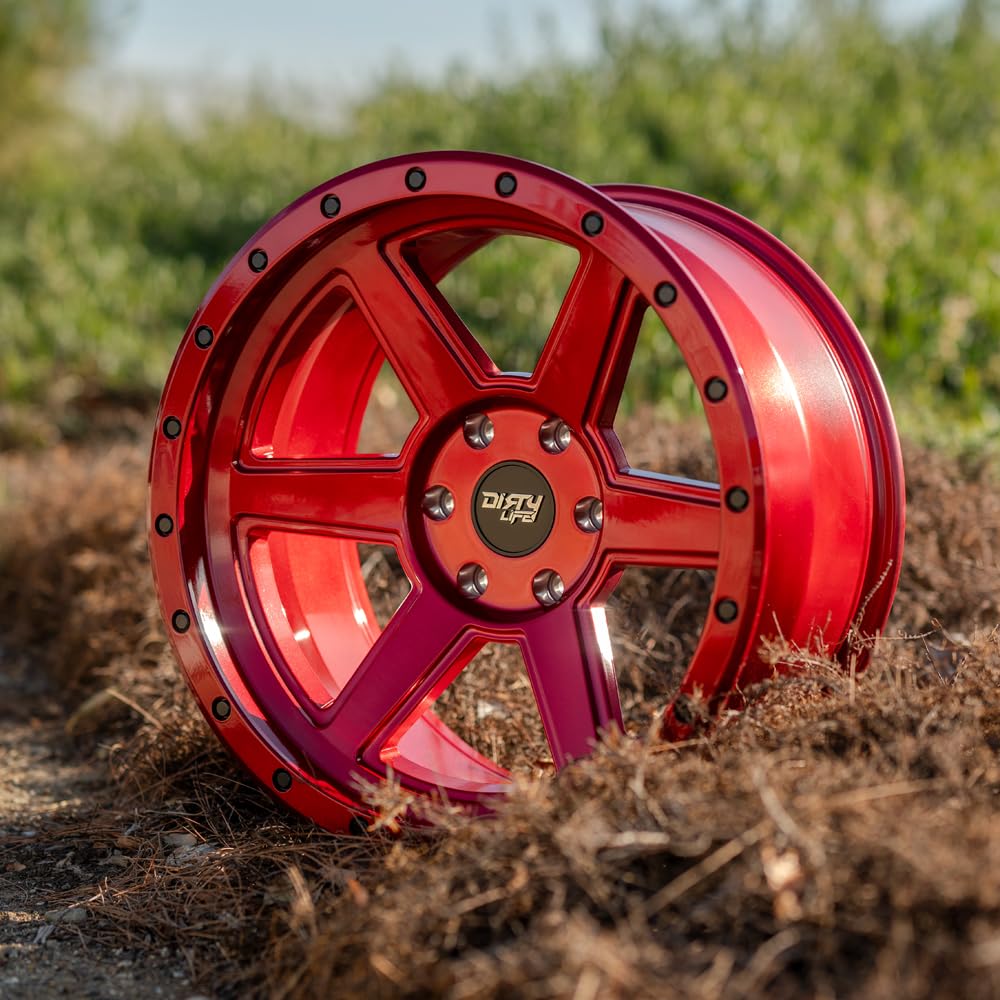 20x9 5x5 -12mm Candy Red Wheel Rim I681