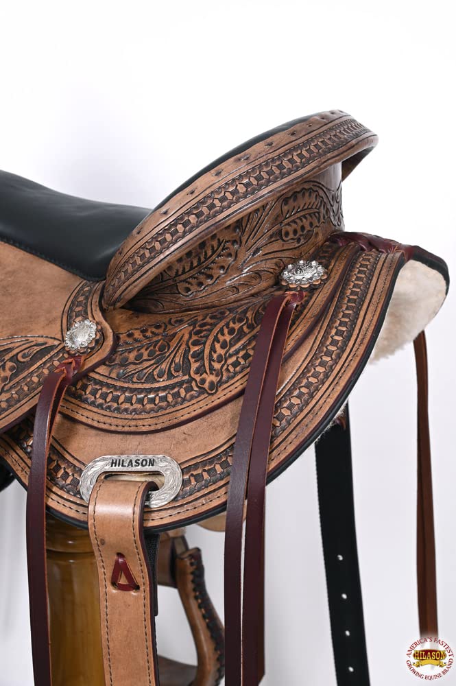 Antique Brown Western Trail Saddle L45180