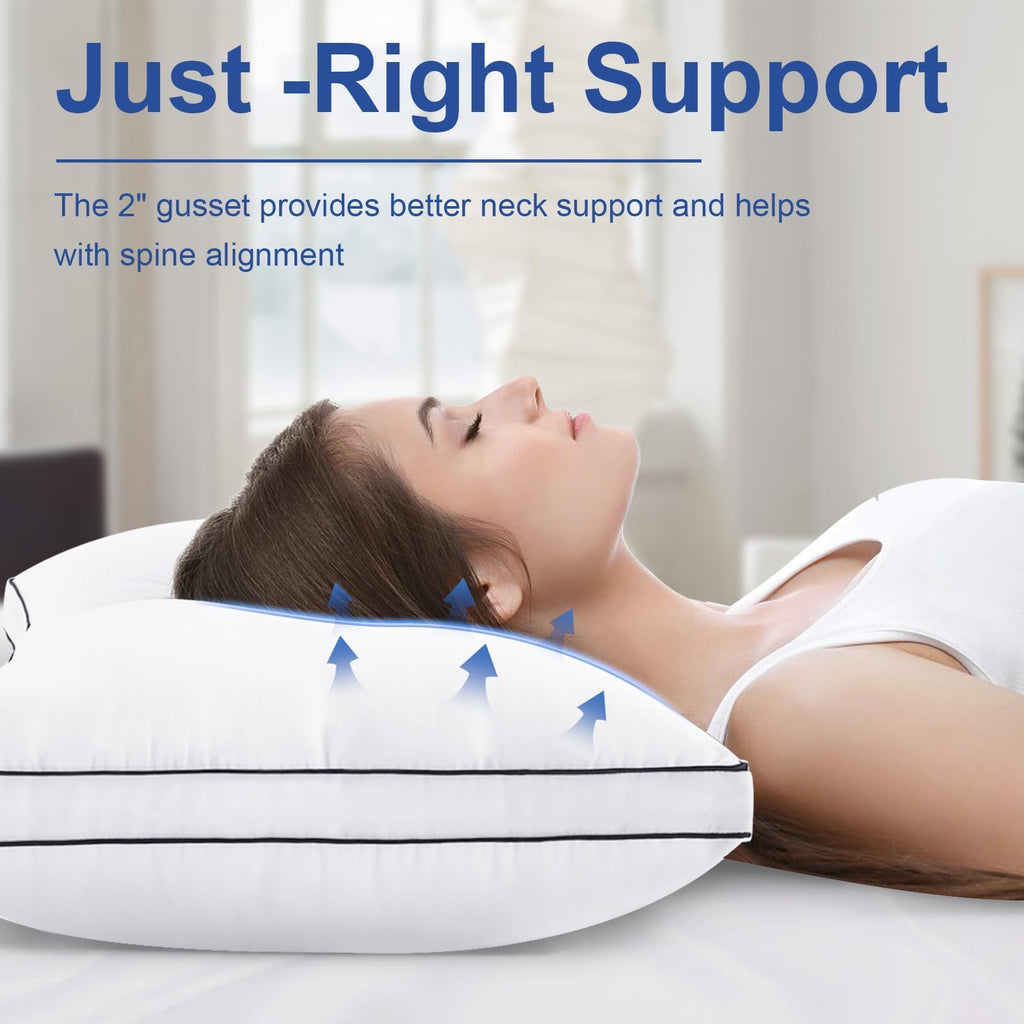 King Size Set of 2 Bed Pillows I3243