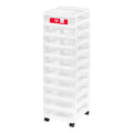 10 Drawer Rolling Storage Cart Q2576