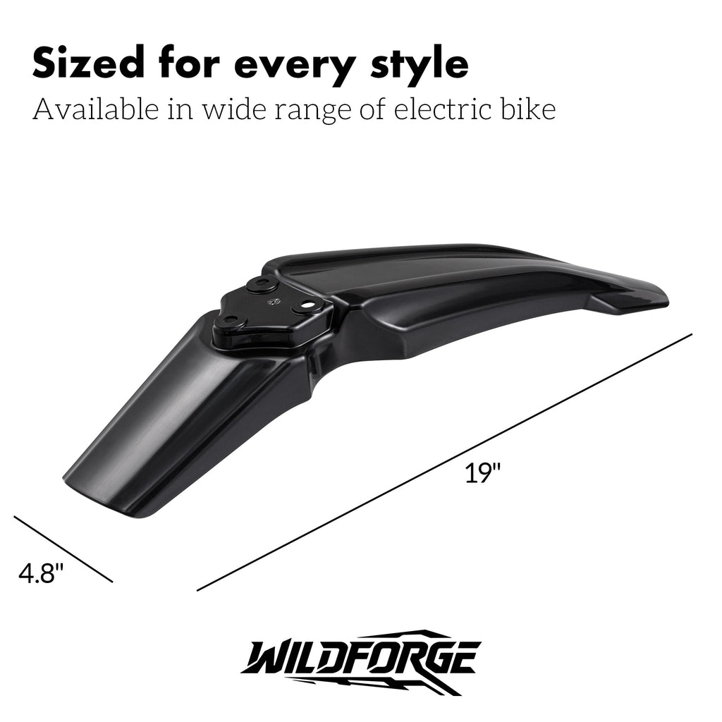 Electric Bike Front Fender Mud Guard J4621
