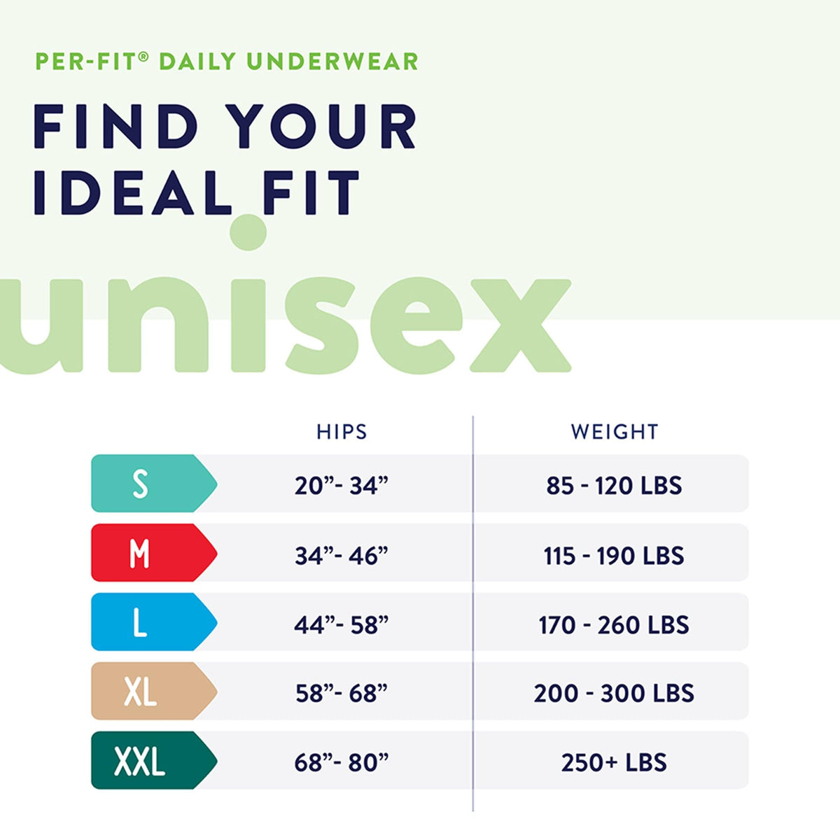 Medium 80 ct Daily Underwear X108606