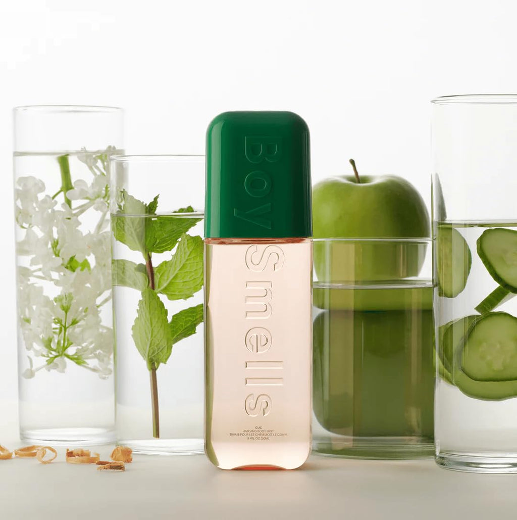 Hair and Body Mist – 8oz – Cucumber, Mint & Soft Musks O177137