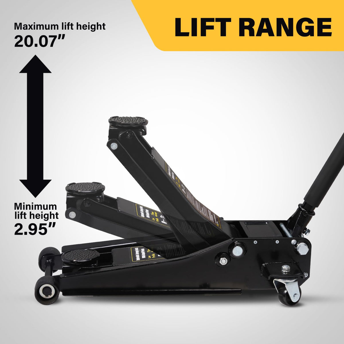 3 Ton Low Profile Steel Hydraulic Floor Jack W9635