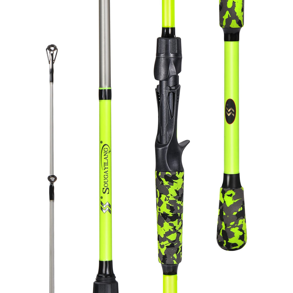 2-Piece Graphite Casting & Spinning Fishing Rod H610185
