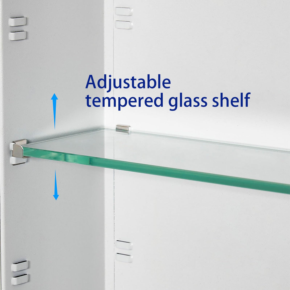 Bathroom Medicine Cabinet with Beveled Edge Mirrored Door 16 x 36 inch H40649