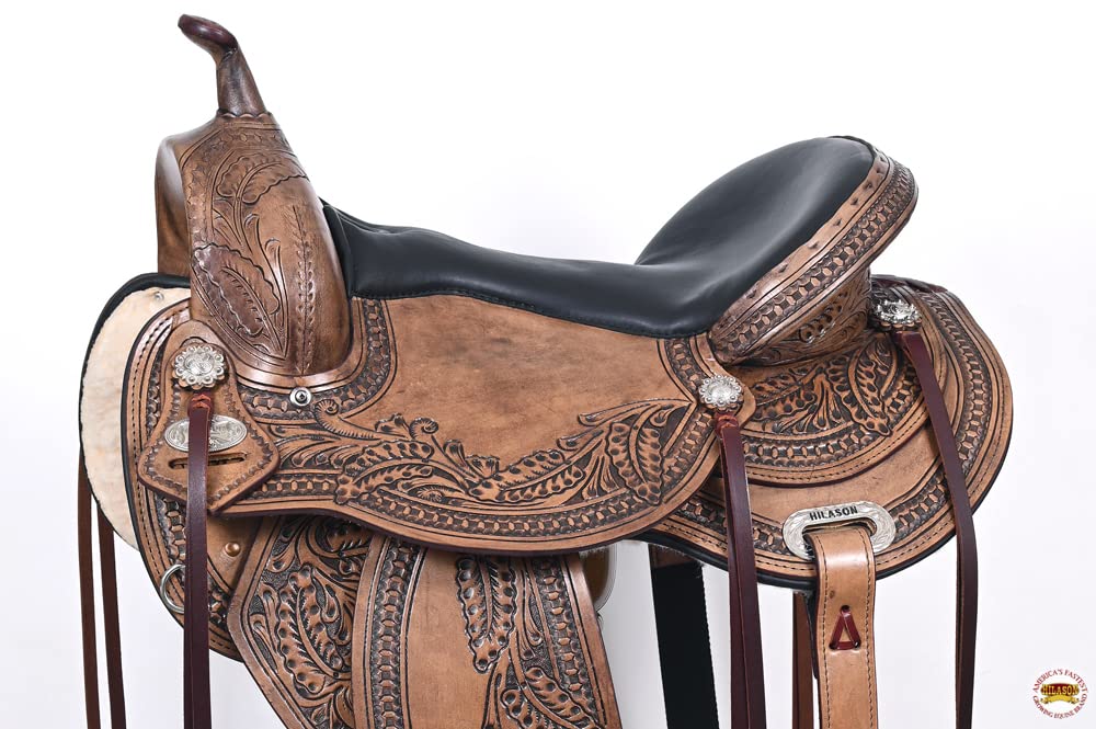 Antique Brown Western Trail Saddle L45180