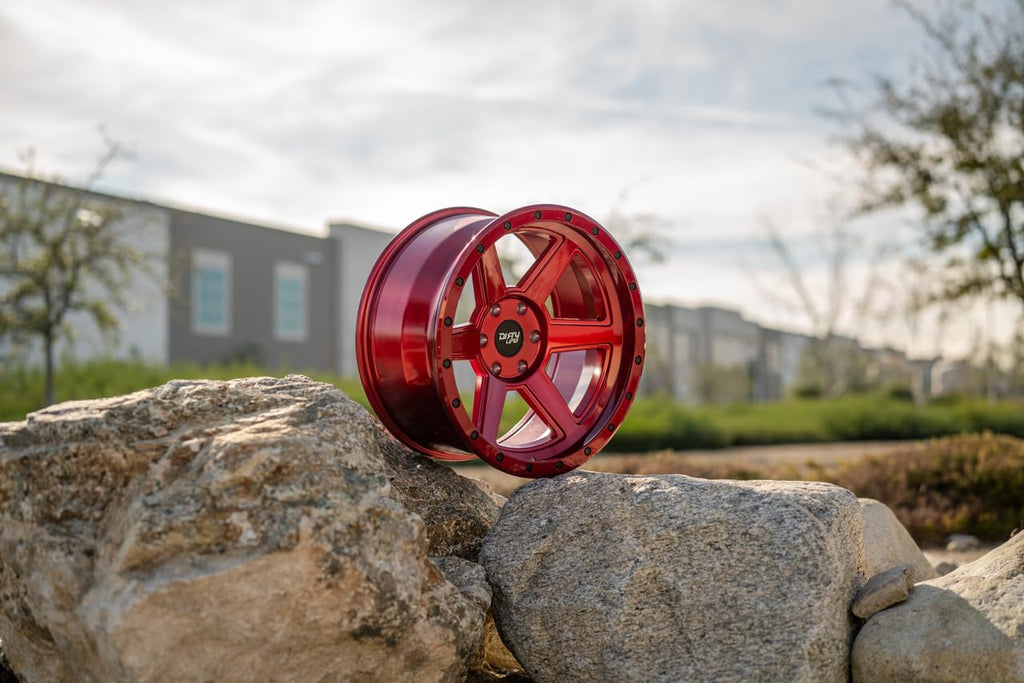 20x9 5x5 -12mm Candy Red Wheel Rim I681
