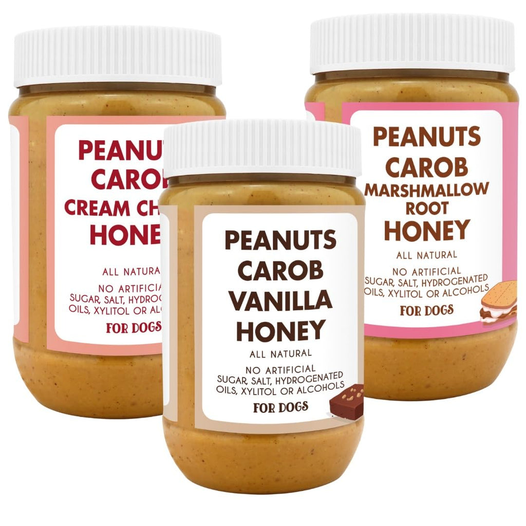 Red Velvet Brownie Butter S'Mores Natural Dog Peanut Butter Set of 3 U961