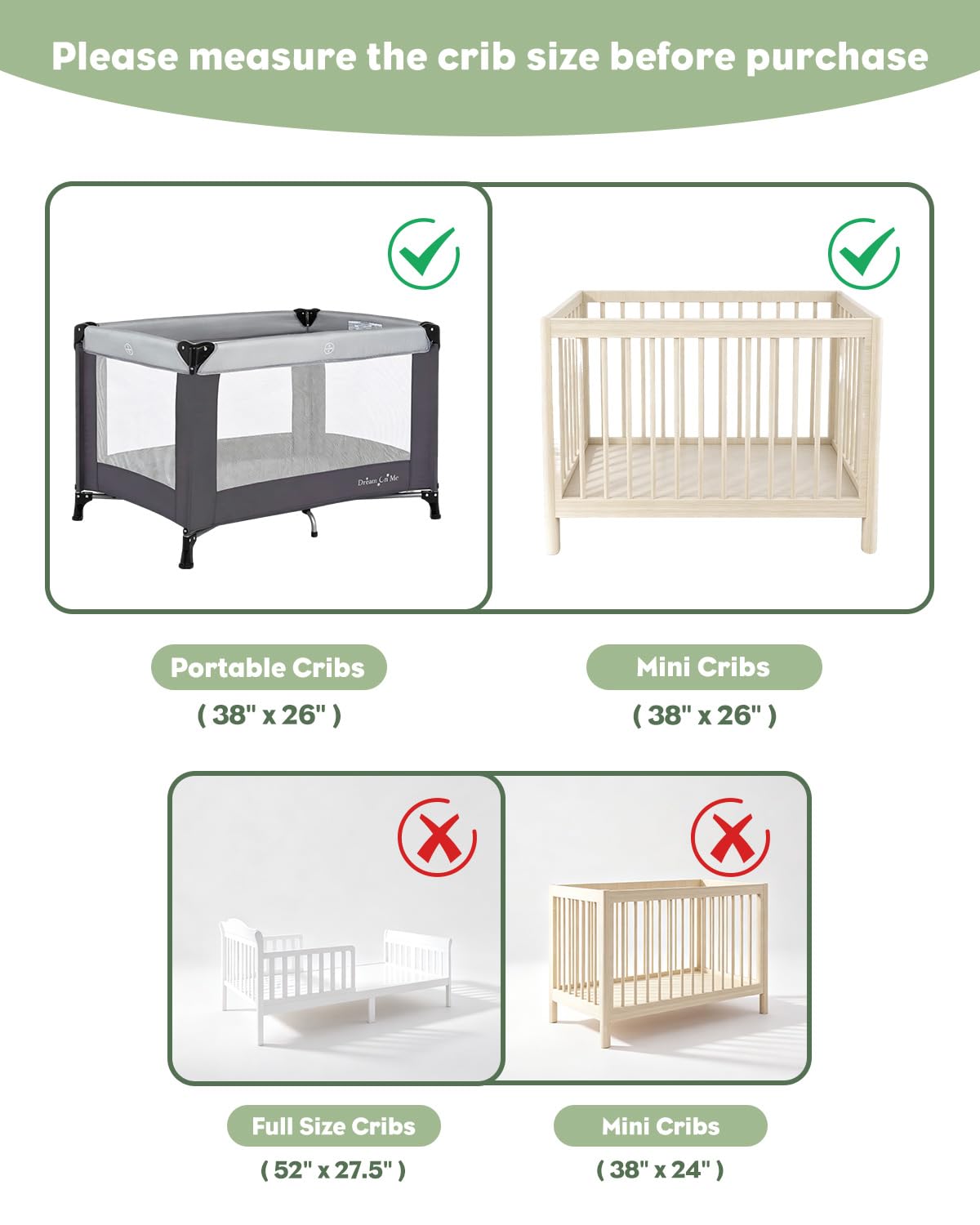 Portable Crib Mattress O781