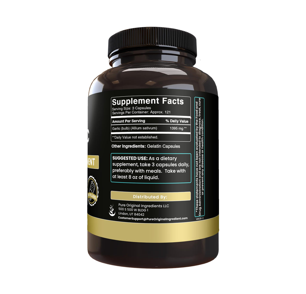 Garlic Extract 365 Capsules S7544
