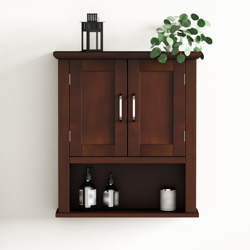 Wood Bathroom Wall Cabinet with Door Y3500