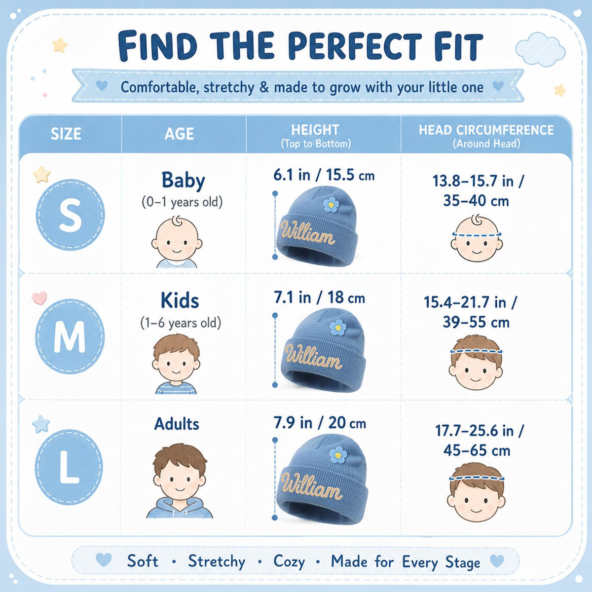 Custom Baby Beanie Hat H931706