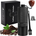 Manual Coffee Grinder Detachable Stainless Steel Conical Burr Black G877
