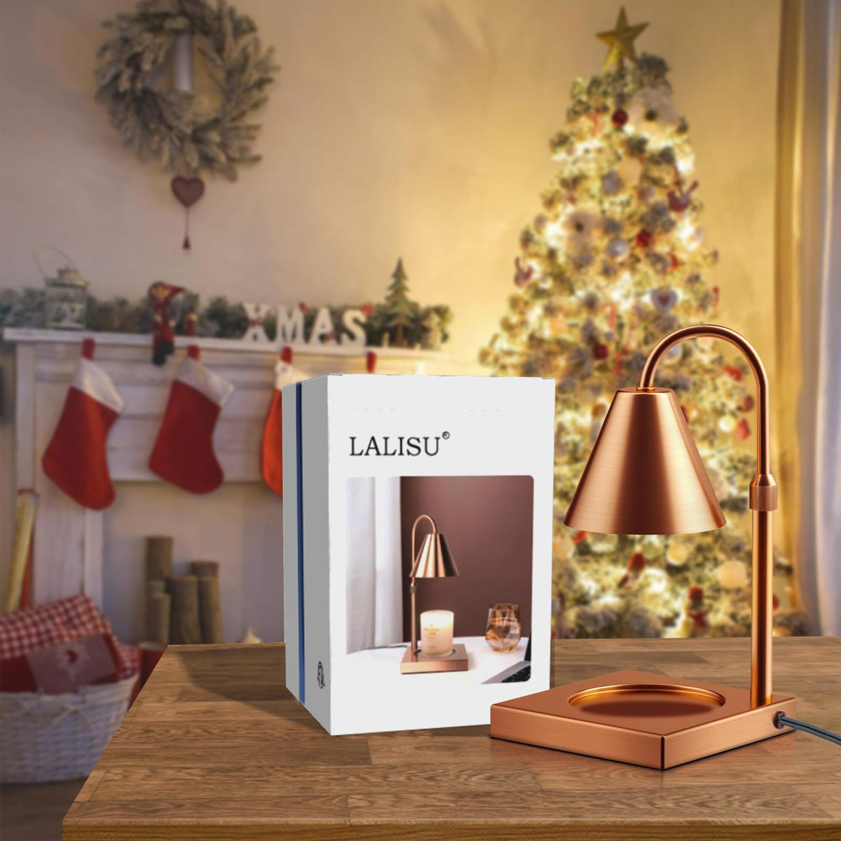 Adjustable Height Dimmable Candle Warmer Lamp V5540