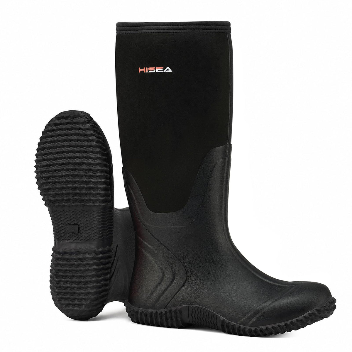 Women's Waterproof Insulated Neoprene Rubber Rain Boots T36469
