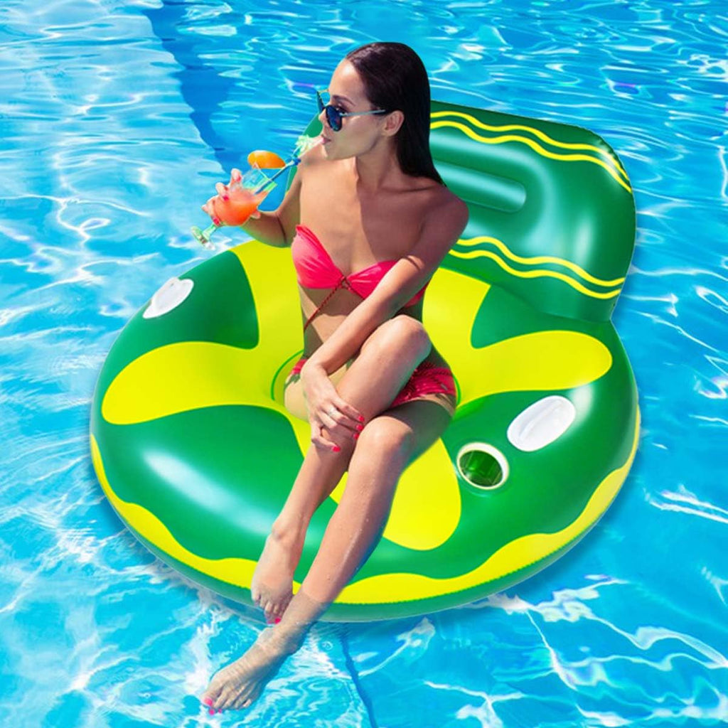 Pool Lounger Float with Cup Holder P89512