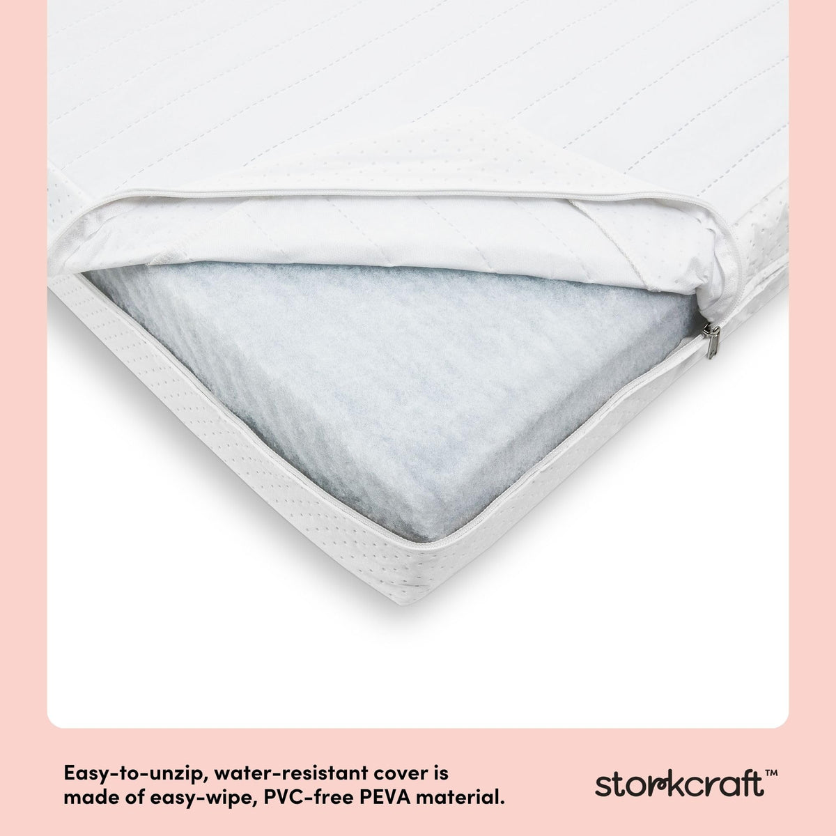 6-Inch Water-Resistant Baby Crib & Toddler Mattress U660698