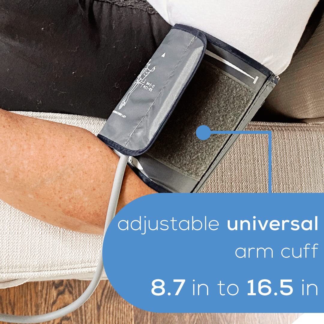 Upper Arm Blood Pressure Monitor with Large Cuff C9850