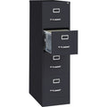 4 Drawer Vertical File with Lock, Black V6212