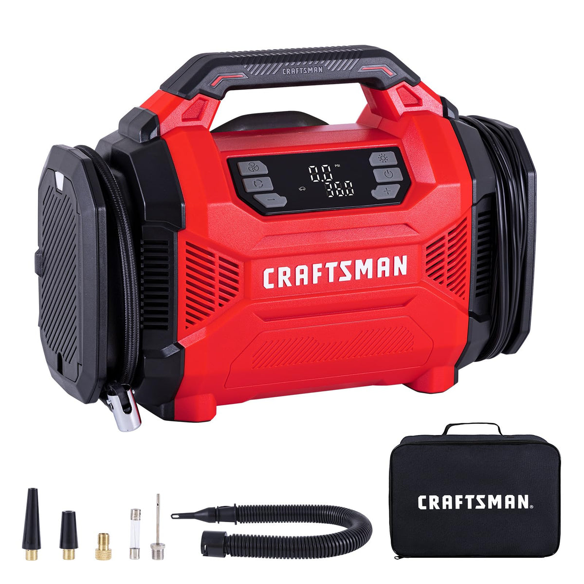 Dual Power Tire Inflator with Digital Gauge F12446