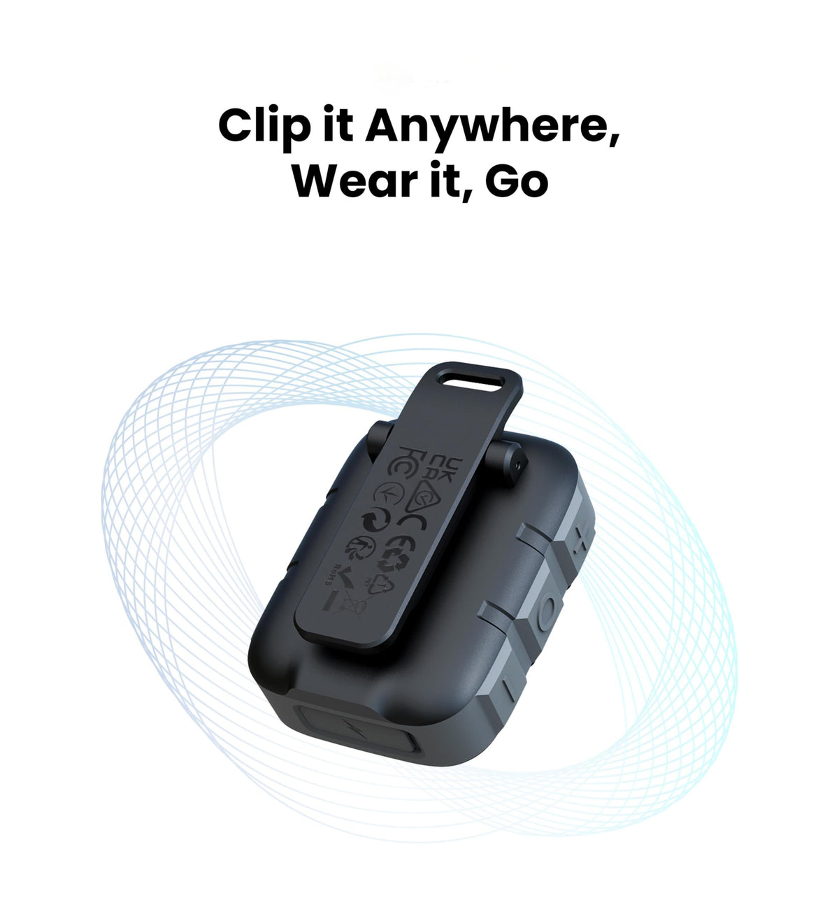 Wearable Bluetooth Speakers IP67 Waterproof Clip On Small Speaker X572356