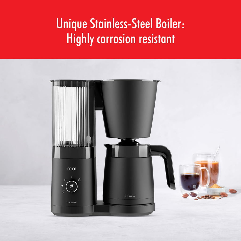 Black 10 Cup Drip Coffee Maker with Thermo Carafe X227428