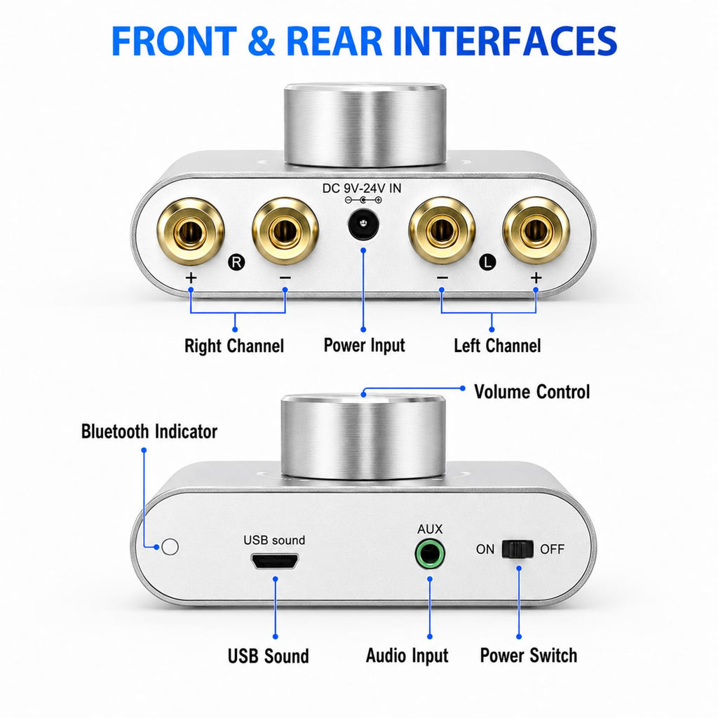 Bluetooth 5.0 Mini Power Amplifier K470917